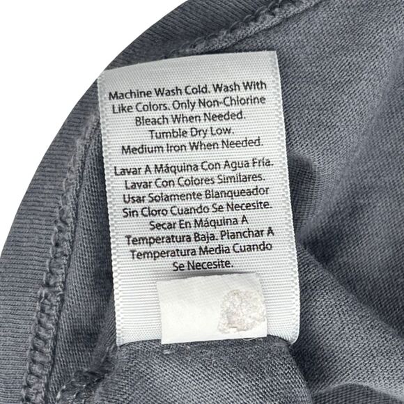 Terra & Sky T Shirt Womens 4X Gray Basic V Neck Tee Soft Casual Everyday Top - Picture 9 of 9